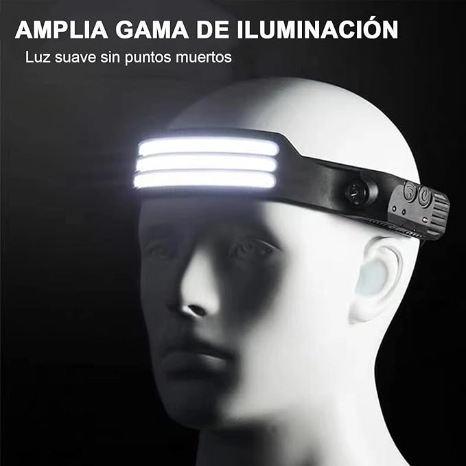 Lampara de Cabeza de Inducción LED Recargable