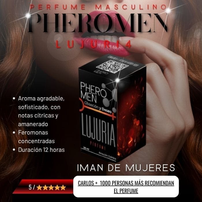 Perfum3 Lujur1a con Ferom0na5 + ENVIO GRATIS