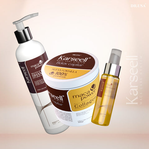 COMBO SHAMPOO+ MASCARILLA + SERUM ACEITE KARSEELL 100% Original