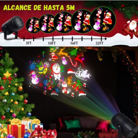 PROYECTOR DE LUCES NAVIDEÑAS