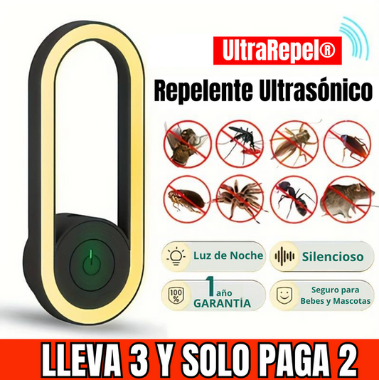 REPELENTE ULTRASONICO COMPRA 2 Y LLEVA 3  (3 UNIDADES OFERTA DEL MES)