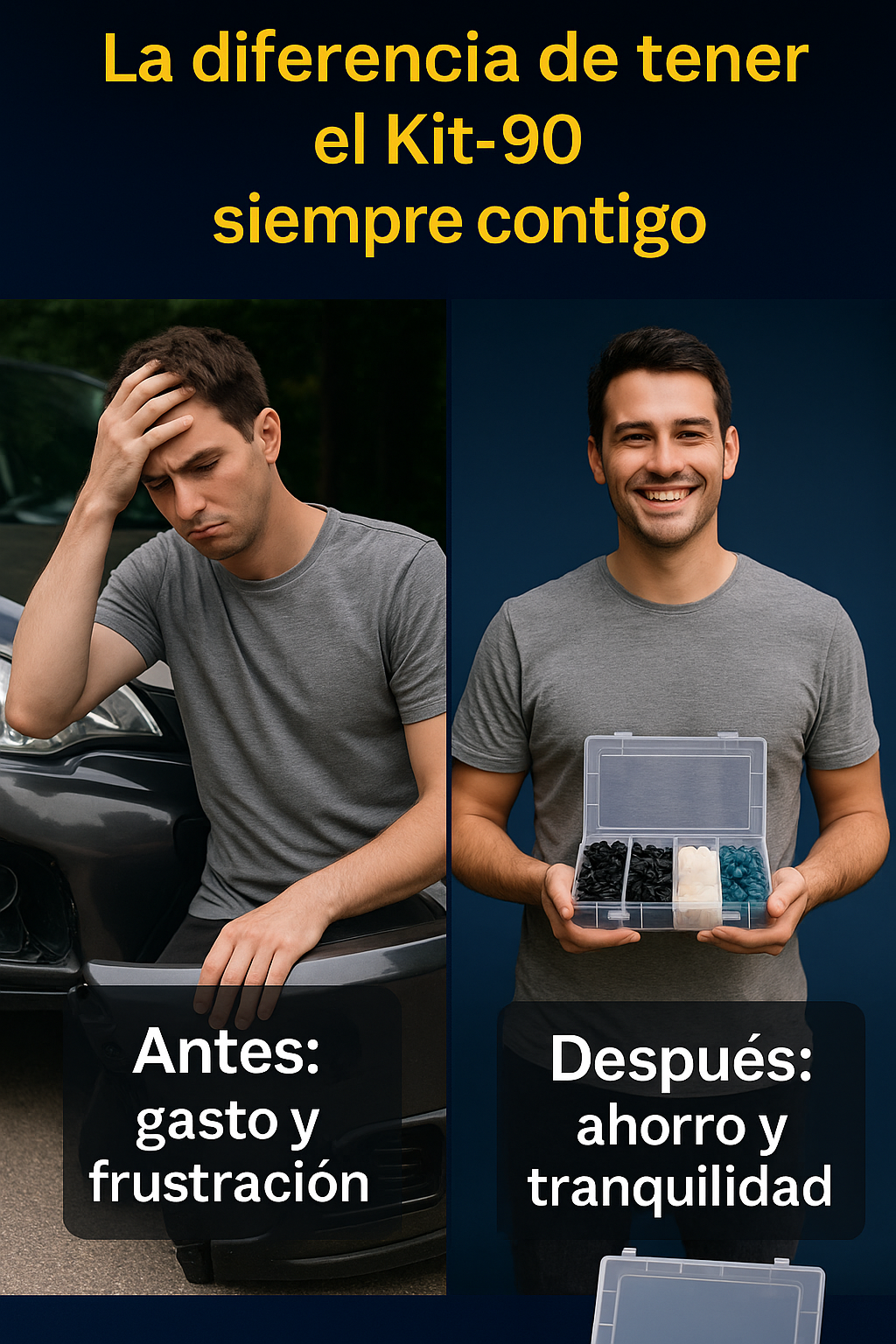 KIT DE SUJETADORES GUARDABARROS 245 PIEZAS