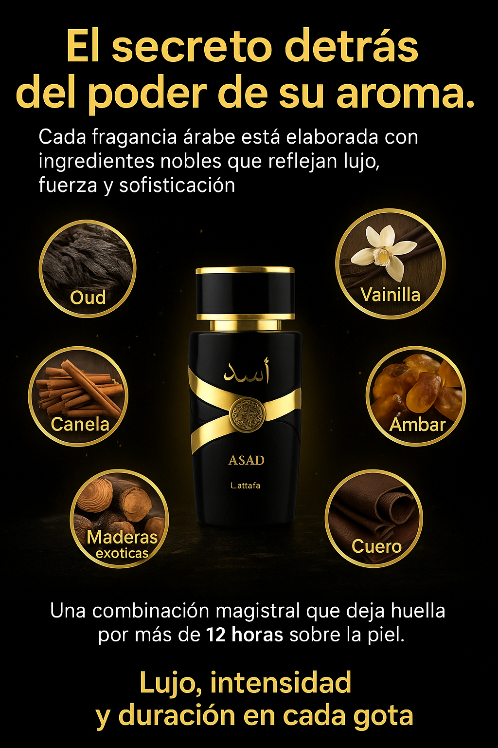 COMPRA 1 RECIBE 3 PERFUME KHAMRA, ASAD, Club de Nuit Intense Man) Y UN OBSEQUIO GRATIS