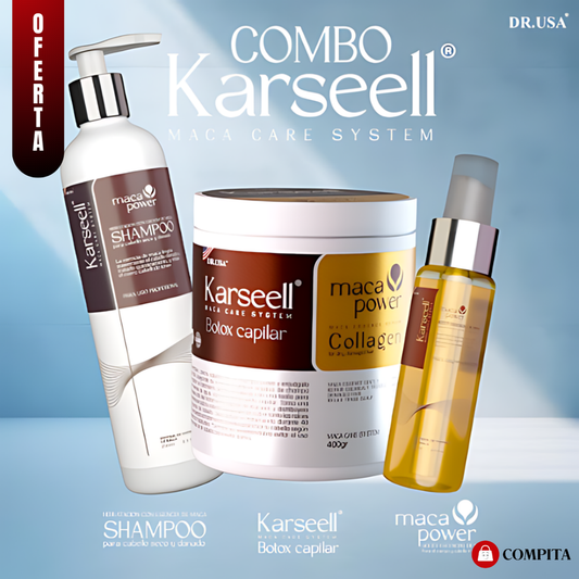 COMBO SHAMPOO+ MASCARILLA + SERUM ACEITE KARSEELL 100% Original