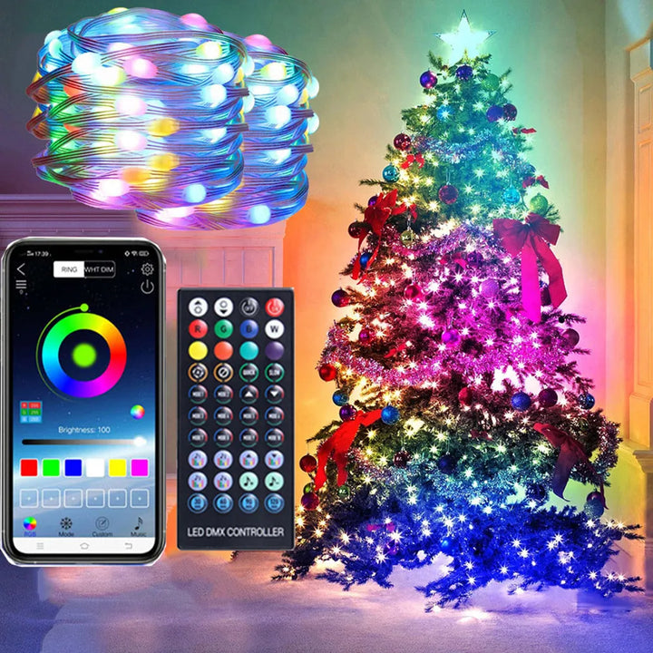 LUCES INTELIGENTES NAVIDEÑAS LED