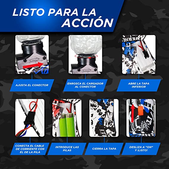 PISTOLA DE HIDROGE DIVERSION PARA GRANDES Y CHICO