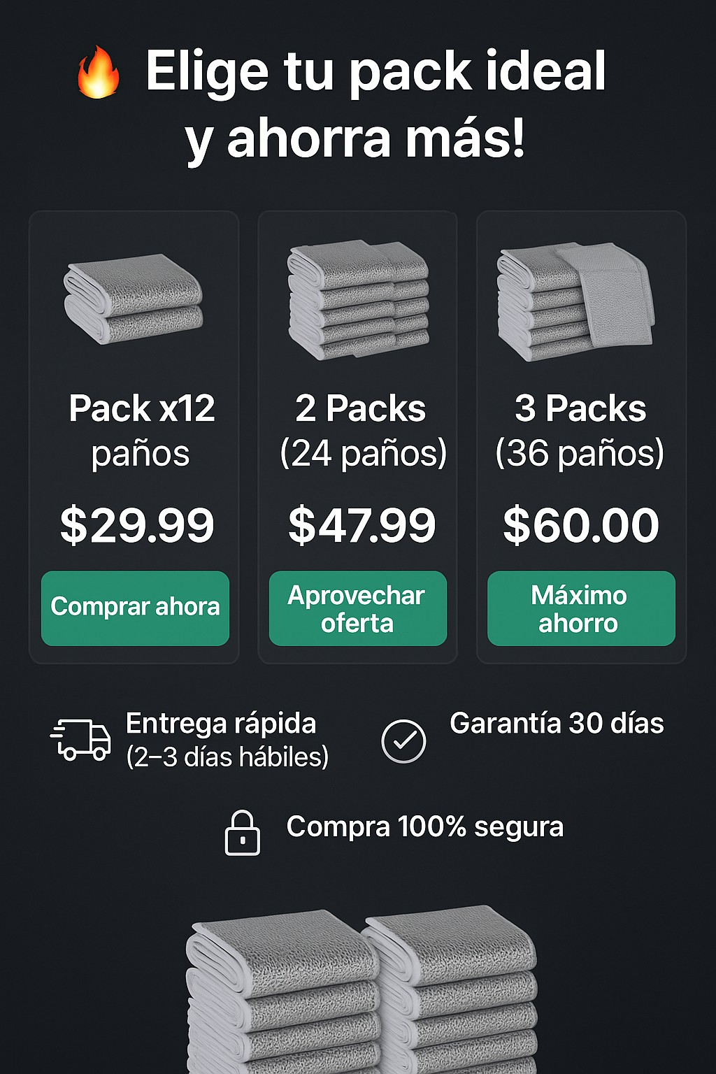 SET DE PAÑOS MULTIUSO