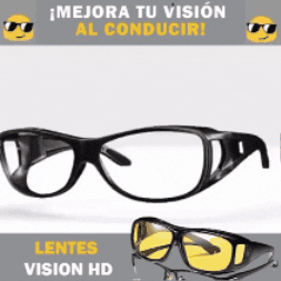 Lentes HD Antirreflejo para Conducción 2x1