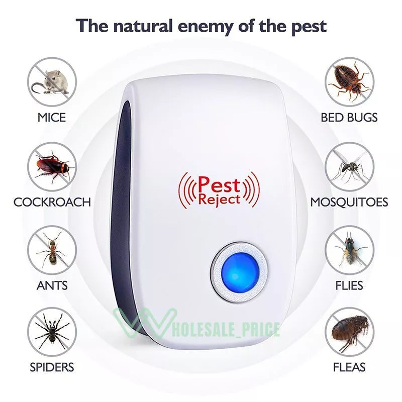 Repelente Ultrasónico para Insectos y Roedores