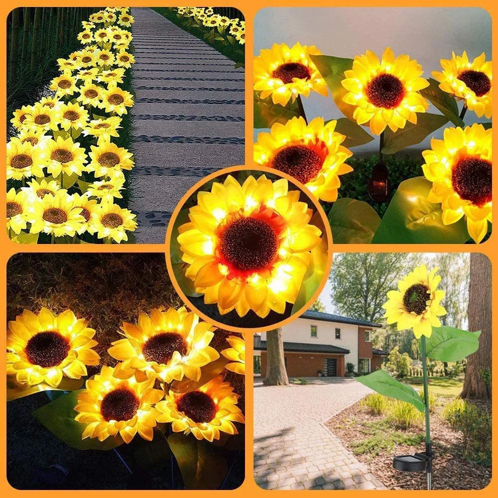 1+1 GRATIS -Girasol solar | Lámpara solar LED