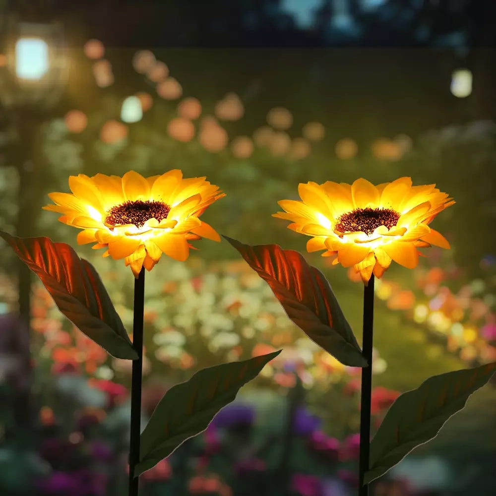 1+1 GRATIS -Girasol solar | Lámpara solar LED