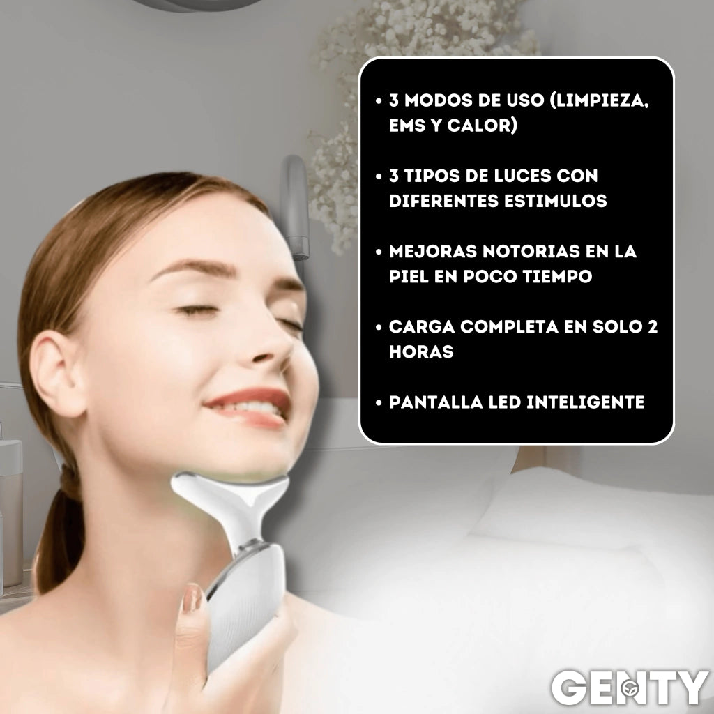 Masajeador facial Led Reductor de Arrugas y Papada FACE GLOW 2.0™