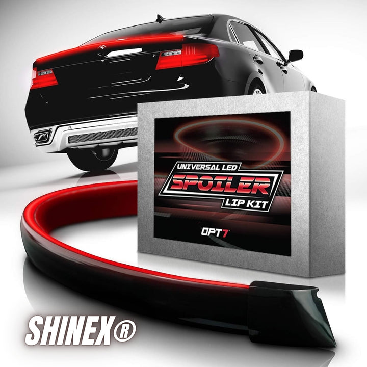Spoiler Aleron Fibra de carbono LED 1.20 mtrs