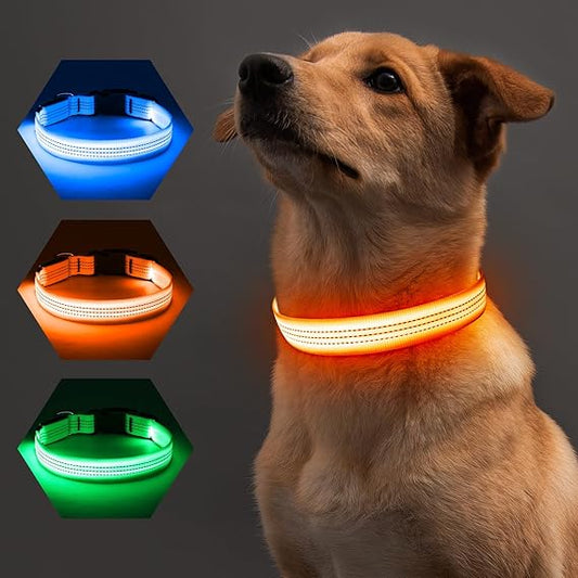 CORREA LED RECARGABLE PARA MASCOTAS