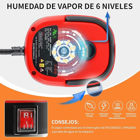 MAQUINA DE VAPOR PORTATIL PARA LIMPIEZA (COCINA, VEHICULOS Y MUEBLES)