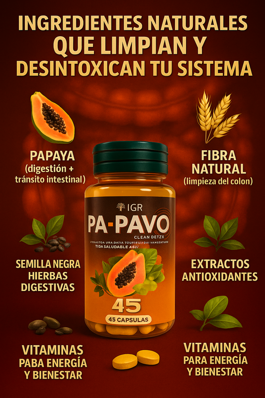 PAPAYA CLEAN DETOX + ENVIO GRATIS