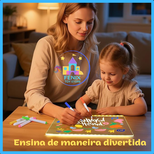 PIZARRA LUZ LED MagicLight OFERTA 7 MARCADORES Y UN SOPORTE