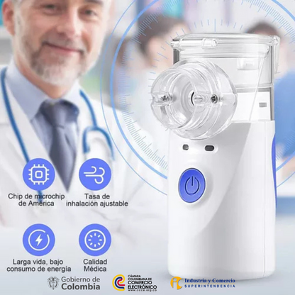 Nebulizador Portátil Para Adultos Y Niños