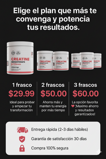 Old School Labs Creatina para Mujeres