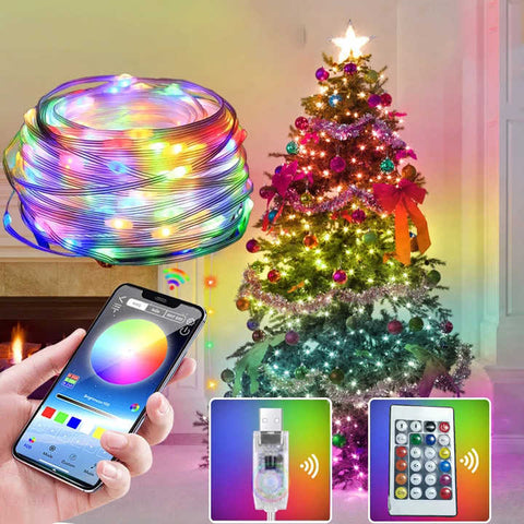 LUCES INTELIGENTES NAVIDEÑAS LED