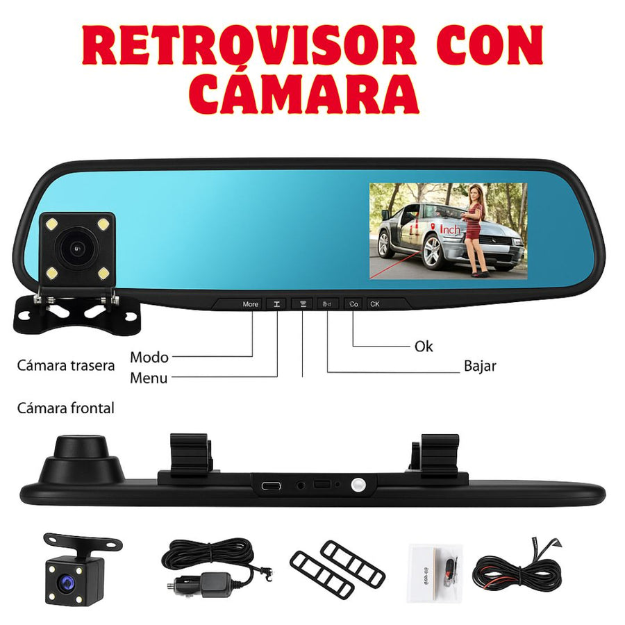 Cámara Retrovisor Full HD 🚗 Tu Auto Más Seguro, Moderno y Conectado