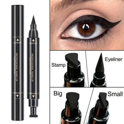 Delineador De OJOS  PREMIUN Doble Punta 2 EN 1