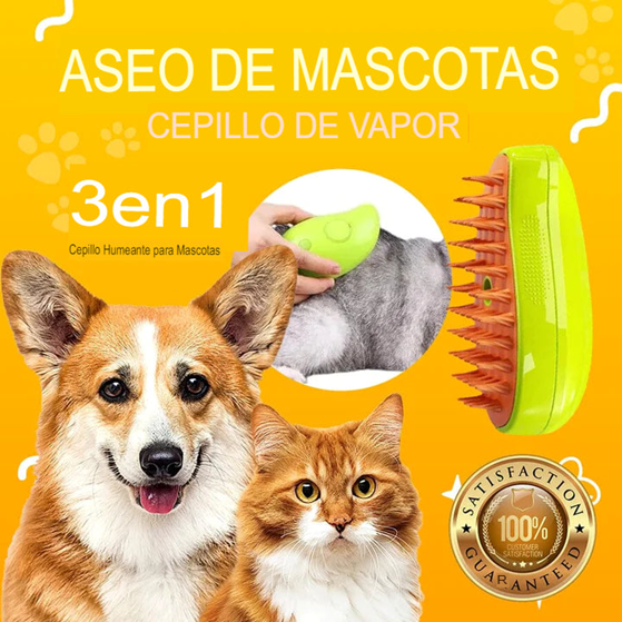 Cepillo de vapor para mascotas