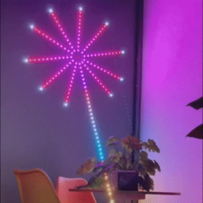 Luces Inteligentes con Sensor de Sonido - Efecto Fuegos Artificiales