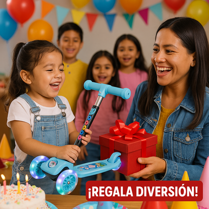 SCOOTER PARA NIÑOS CON LUCES+ ENVIO GRATIS